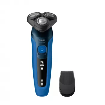 Golarka elektryczna Philips Series 5000 S5466/17 — obrotowa 3-głowicowa, bateria Li-Ion, 50 min pracy, zmywalna, mokra i sucha