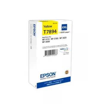 Wkład Epson Ink C13T789440 T7894XXL XXL Żółty