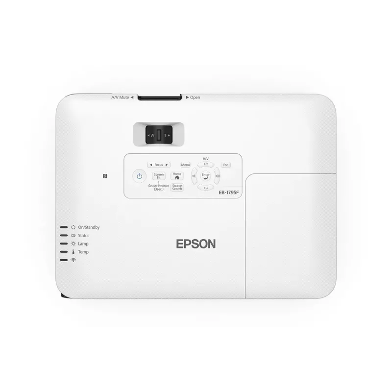 Projektor krótkoogniskowy Epson EB-1795F, 3200 ANSI lumenów, 3LCD, 1080p (1920x1080), biały, szary