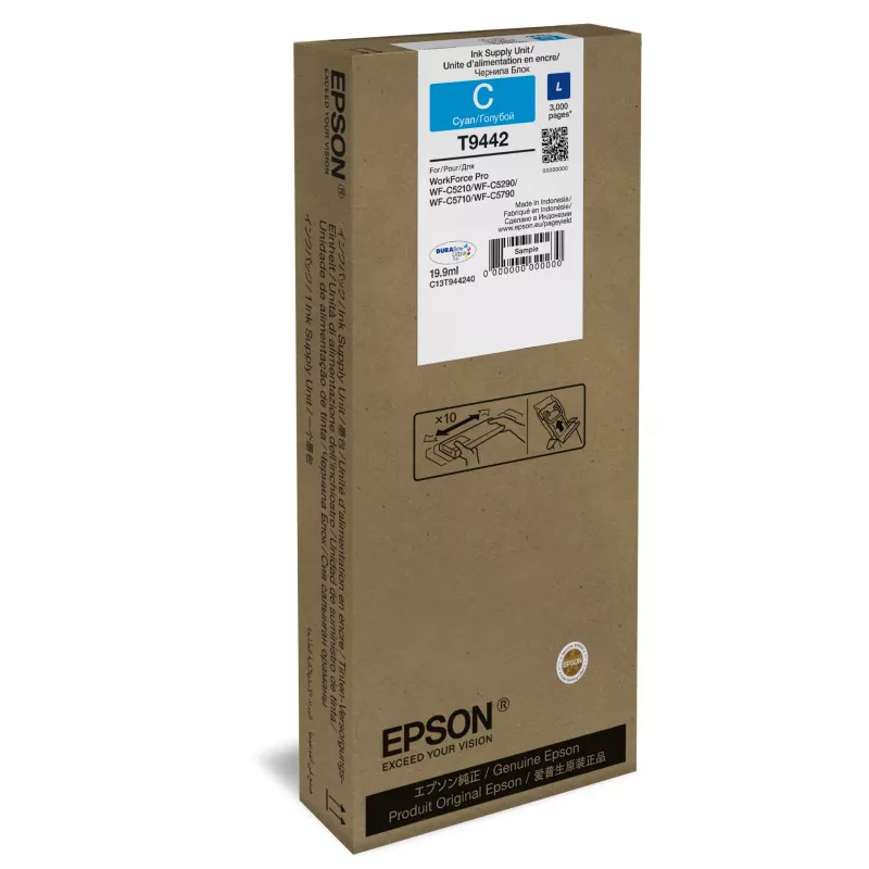 Wkład atramentowy Epson WF-C5xxx Series L cyjan