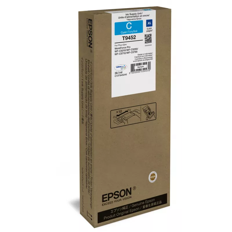 Epson WF-C5xxx Series wkład atramentowy XL cyjan