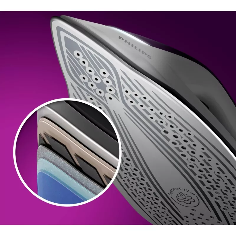 Żelazko z generatorem pary Philips PerfectCare 8000 series PSG8050/30 — 2700 W, zbiornik 1,8 l, 8 bar, 170 g/min ciągłej pary