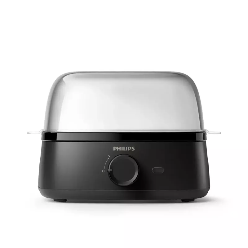 Jajowar Philips serii 3000 HD9137/90 Pojemność na 6 jaj Czarny