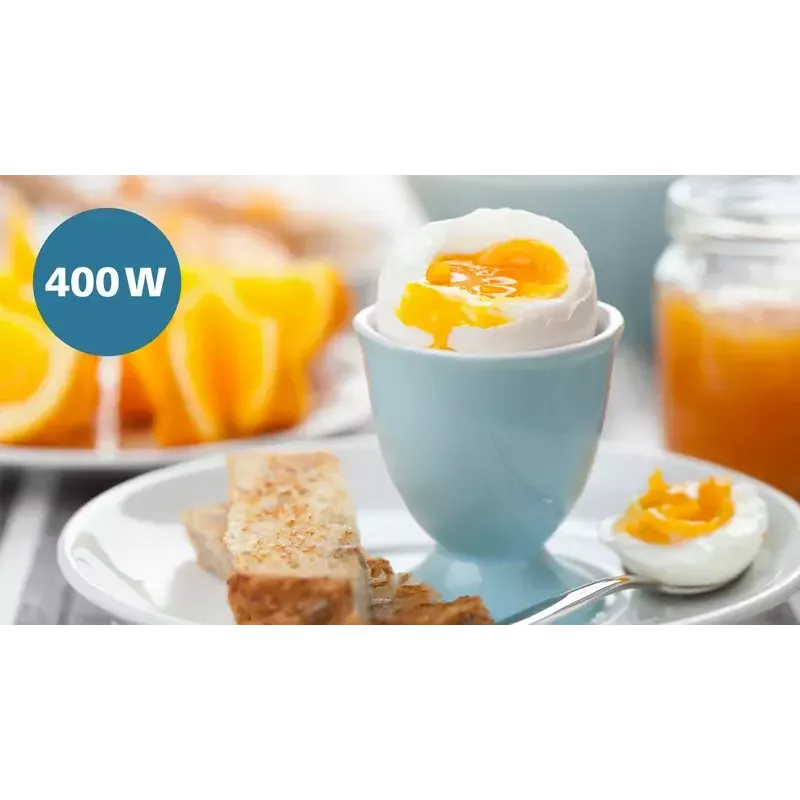 Jajowar Philips serii 3000 HD9137/90 Pojemność na 6 jaj Czarny