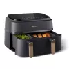 Frytkownica beztłuszczowa Philips 3000 Series Dual Basket Airfryer NA352/00 — 9 L, 2750 W, podwójny kosz, 8 programów, 40–200°C
