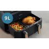 Frytkownica beztłuszczowa Philips 3000 Series Dual Basket Airfryer NA352/00 — 9 L, 2750 W, podwójny kosz, 8 programów, 40–200°C