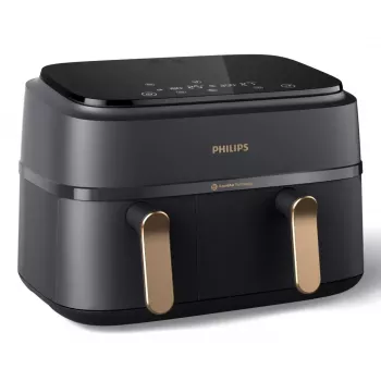 Frytkownica beztłuszczowa Philips 3000 Series Dual Basket Airfryer NA352/00 — 9 L, 2750 W, podwójny kosz, 8 programów, 40–200°C