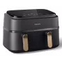 Frytkownica beztłuszczowa Philips 3000 Series Dual Basket Airfryer NA352/00 — 9 L, 2750 W, podwójny kosz, 8 programów, 40–200°C