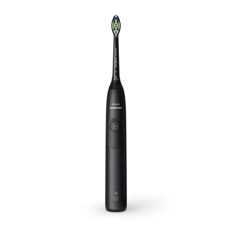 Soniczna szczoteczka do zębów Philips Series 5300 HX7101/02 — soniczna, 62 000 ruchów/min, 3 prędkości, 2-minutowy timer, czarna