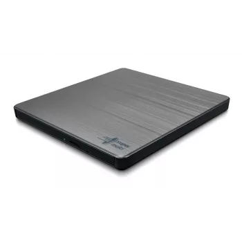 HITACHI-LG DATA STORAGE cienki Portable DVD-writer - Gp60nw60 - USB 2.0 - srebrny