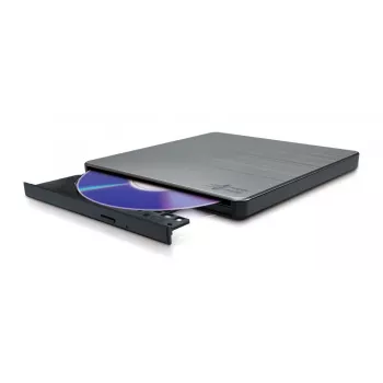 HITACHI-LG DATA STORAGE cienki Portable DVD-writer - Gp60nw60 - USB 2.0 - srebrny
