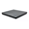 HITACHI-LG DATA STORAGE cienki Portable DVD-writer - Gp60nw60 - USB 2.0 - srebrny