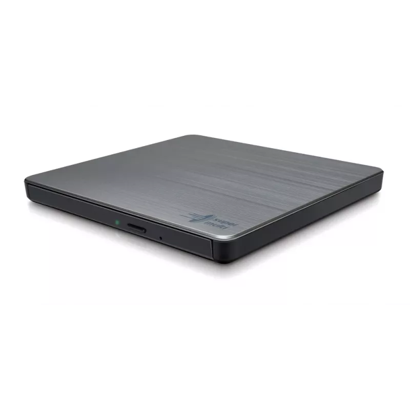 HITACHI-LG DATA STORAGE cienki Portable DVD-writer - Gp60nw60 - USB 2.0 - srebrny