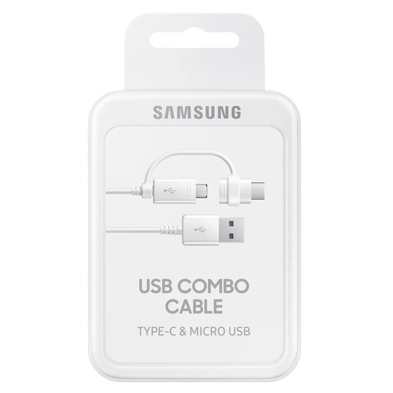Samsung EP-DG930 Kabel USB USB 2.0 1,5 m USB A USB C/Micro-USB B Biały