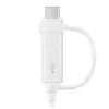 Samsung EP-DG930 Kabel USB USB 2.0 1,5 m USB A USB C/Micro-USB B Biały