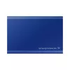 Zewnętrzny dysk SSD Samsung T7 Portable 1 TB, USB-C 3.2 Gen 2, NVMe, szyfrowanie sprzętowe AES-256, niebieski