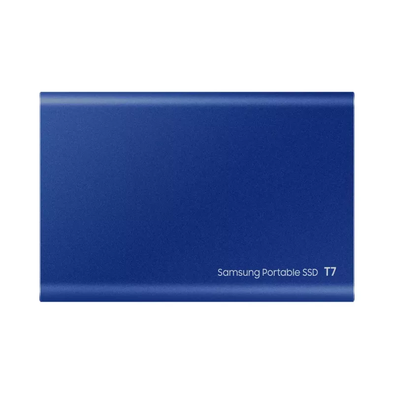 Zewnętrzny dysk SSD Samsung T7 Portable 1 TB, USB-C 3.2 Gen 2, NVMe, szyfrowanie sprzętowe AES-256, niebieski