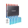 Zewnętrzny dysk SSD Samsung T7 Portable 1 TB, USB-C 3.2 Gen 2, NVMe, szyfrowanie sprzętowe AES-256, niebieski