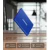 Zewnętrzny dysk SSD Samsung T7 Portable 1 TB, USB-C 3.2 Gen 2, NVMe, szyfrowanie sprzętowe AES-256, niebieski