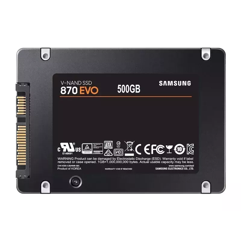 Samsung 870 EVO 500 GB 2,5 cala Serial ATA III V-NAND MLC