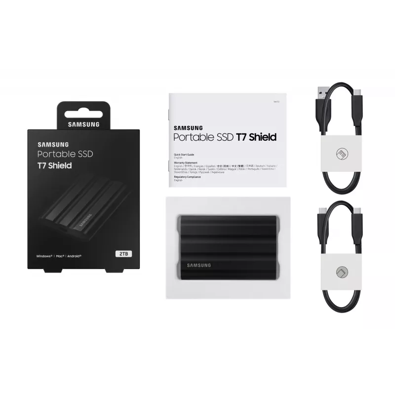 Samsung MU-PE2T0S 2 TB USB Type-C 3.2 Gen 2 (3.1 Gen 2) Czarny