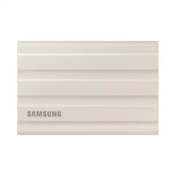 Zewnętrzny dysk SSD Samsung MU-PE1T0K 1 TB przenośny NVMe USB Type-C 3.2 Gen 2, beżowy, obudowa gumowa, wodoszczelny