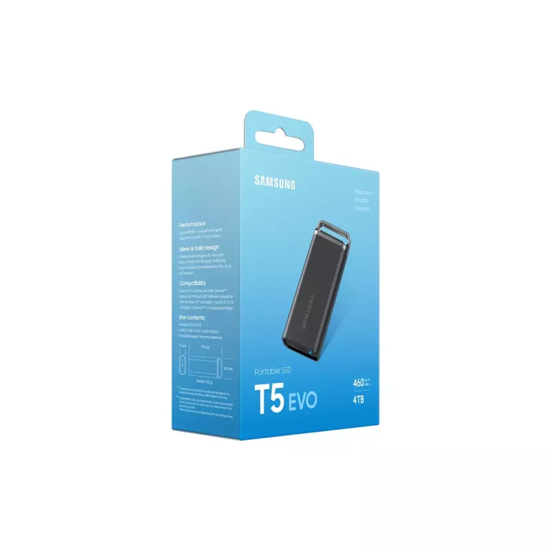 Samsung MU-PH4T0S 4 TB 3.2 Gen 1 (3.1 Gen 1) Czarny