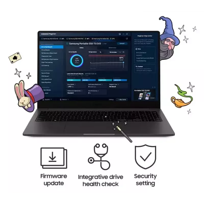 Samsung MU-PH4T0S 4 TB 3.2 Gen 1 (3.1 Gen 1) Czarny