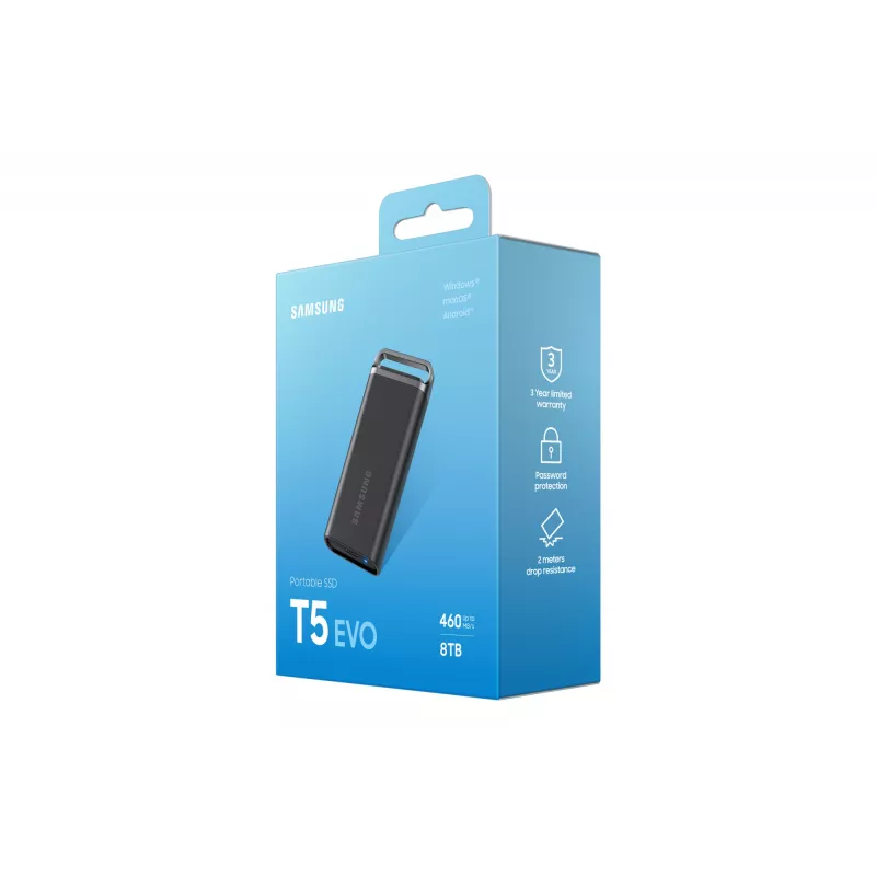 Samsung MU-PH8T0S 8 TB 3.2 Gen 1 (3.1 Gen 1) Czarny