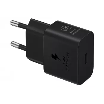 Ładowarka Samsung EP-T2510 25W USB‑C Indoor Fast Charging, czarna, kabel 1 m