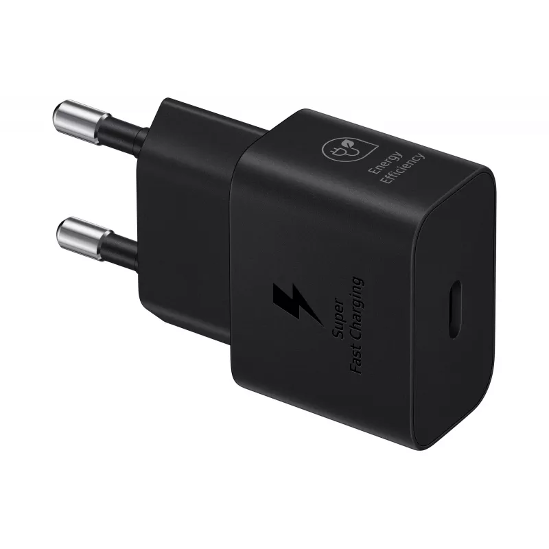 Ładowarka Samsung EP-T2510 25W USB‑C Indoor Fast Charging, czarna, kabel 1 m