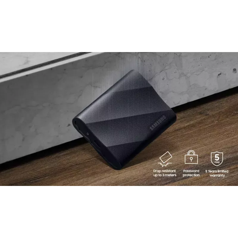Samsung MU-PG2T0B 2 TB USB typu C USB 3.2 Gen 2x2 Czarny