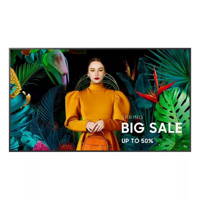 Samsung QB65C Panel płaski do digital signage 165,1 cm (65 cali) LCD Wi-Fi 350 cd/m² 4K Ultra HD Czarny Wbudowany procesor Tizen 7.0 16/7