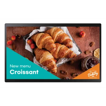 Samsung QB24C-T Cyfrowy panel informacyjny 61 cm (24 cale) LED Wi-Fi 250 cd/m² Full HD Czarny Ekran dotykowy Wbudowany procesor Tizen 7.0 16/7