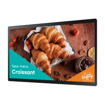 Samsung QB24C-T Cyfrowy panel informacyjny 61 cm (24 cale) LED Wi-Fi 250 cd/m² Full HD Czarny Ekran dotykowy Wbudowany procesor Tizen 7.0 16/7