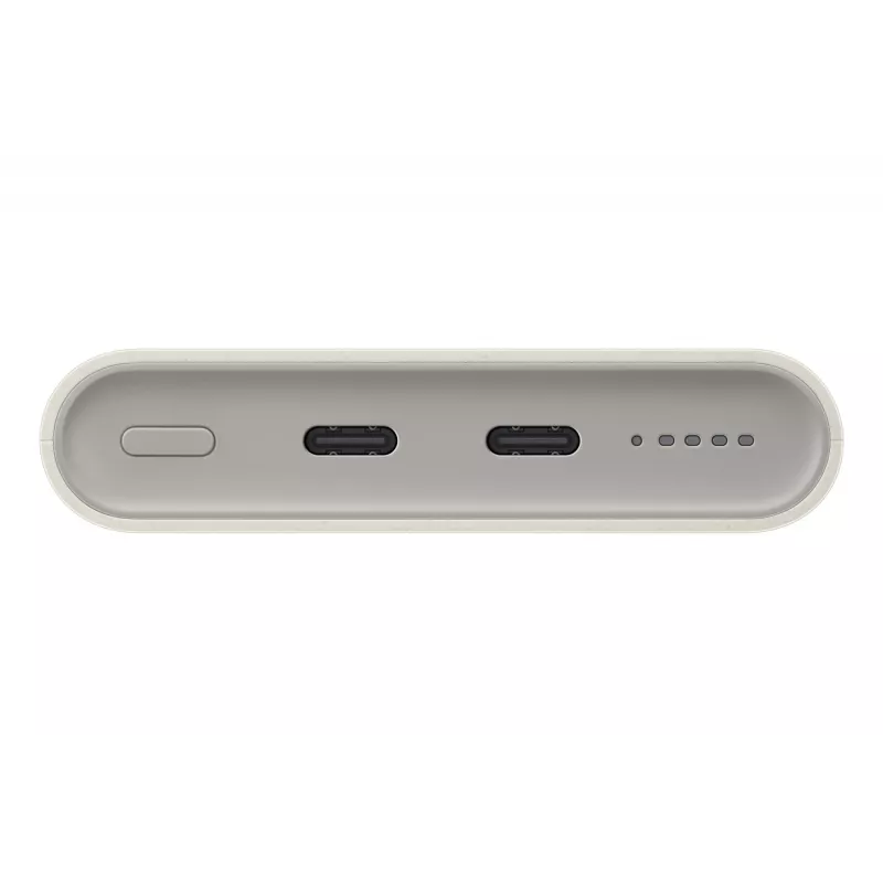 Powerbank Samsung EB-U2510XUEGEU 10000 mAh, PD 3.0 25 W, wejście/wyjście USB-C, ładowanie bezprzewodowe, 3 wyjścia, beżowy