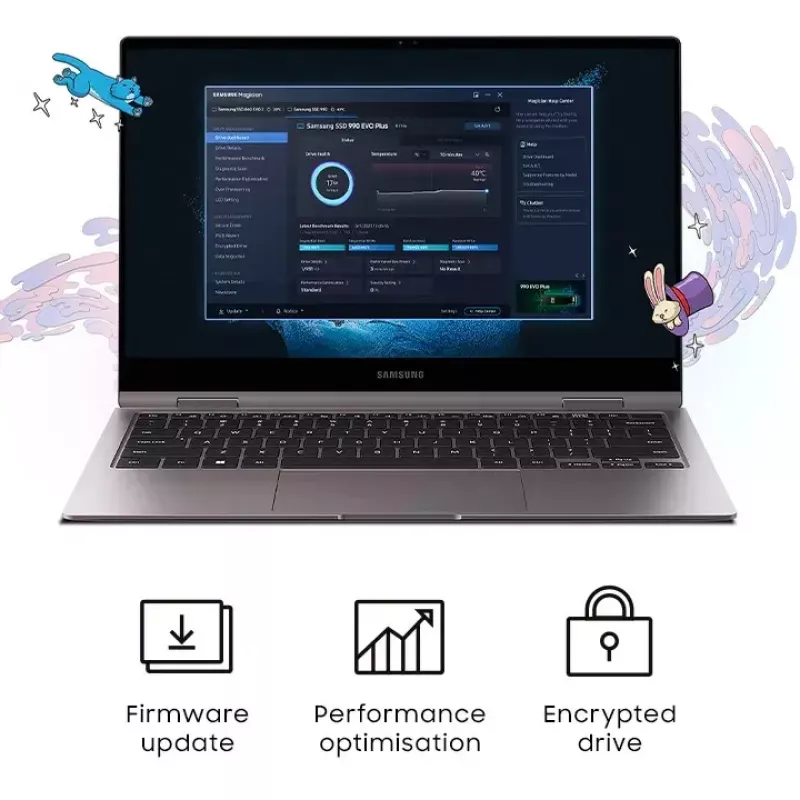 M.2 NVMe SSD Samsung 4 TB (M.2 2280) PCIe 4.0, 7150/6300 MB/s, V-NAND TLC