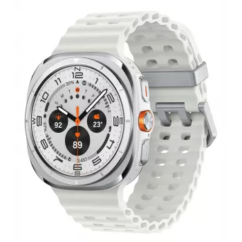 Samsung Galaxy Watch Ultra 3,81 cm (1,5 cala) AMOLED 47 mm Cyfrowy 480 x 480 pikseli Ekran dotykowy 4G Biały Wi-Fi GPS (satelitarny)