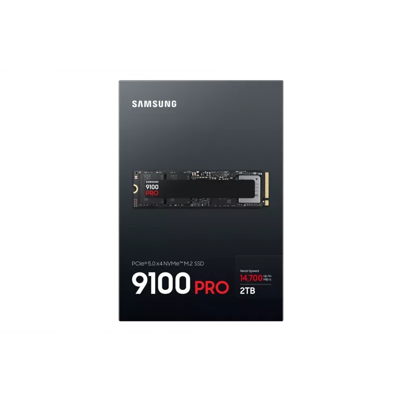 Dysk SSD M.2 2280 Samsung 9100 PRO 2 TB PCIe 5.0 NVMe — 14700/13400 MB/s, V-NAND TLC