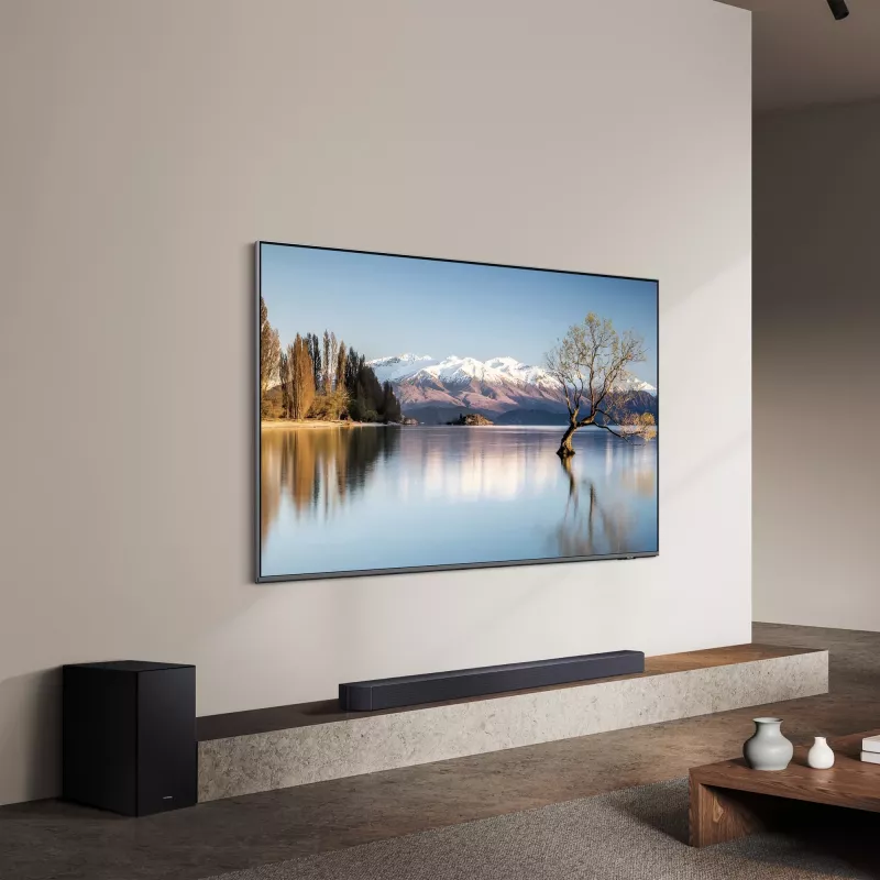 Soundbar Samsung HW-Q600F 3.1.2 kanałów z bezprzewodowym subwooferem, Bluetooth, HDR10+ (czarny)