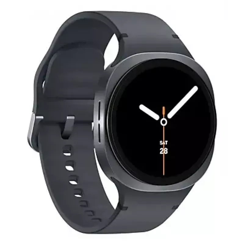 Samsung Galaxy Watch 8 3,3 cm (1,3 cala) AMOLED 40 mm Cyfrowy 438 x 438 pikseli Ekran dotykowy Grafit Wi-Fi GPS (satelitarny)