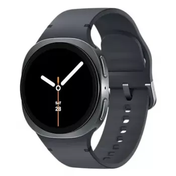 Samsung Galaxy Watch 8 3,3 cm (1,3 cala) AMOLED 40 mm Cyfrowy 438 x 438 pikseli Ekran dotykowy Grafit Wi-Fi GPS (satelitarny)