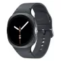 Samsung Galaxy Watch 8 3,3 cm (1,3 cala) AMOLED 40 mm Cyfrowy 438 x 438 pikseli Ekran dotykowy Grafit Wi-Fi GPS (satelitarny)