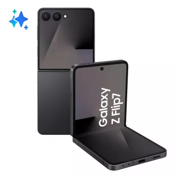 Smartfon Samsung Galaxy Z Flip7 składany 6,8 cala 12 GB RAM 512 GB JetBlack, 5G, Dual 50+12 MP, 4300 mAh