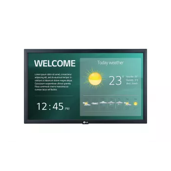 LG 22SM3G-B Wyświetlacz do cyfrowej reklamy 54,6 cm (21,5 inch) IPS Wi-Fi 250 cd/m² Full HD Czarny Wbudowany procesor 16/7