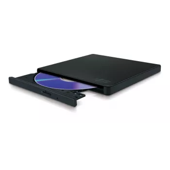 HITACHI-LG DATA STORAGE cienki Portable DVD-writer - Gp57eb40 - USB 2.0 - Czarny
