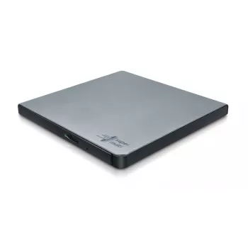 HITACHI-LG DATA STORAGE cienki Portable DVD-writer - Gp57eb40 - USB 2.0 - srebrny