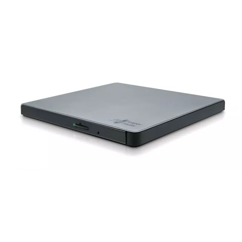 HITACHI-LG DATA STORAGE cienki Portable DVD-writer - Gp57eb40 - USB 2.0 - srebrny