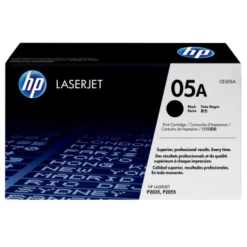 HP 05A Czarny oryginalny wkład z tonerem LaserJet, 2300 stron, czarny, 1 szt.