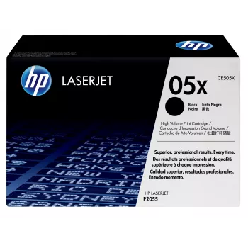 HP 05X oryginalny czarny wkład z tonerem LaserJet o wysokiej wydajności, 6500 stron, czarny, 1 szt.